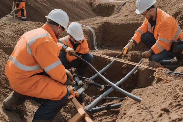 Servicii de instalare fibră optică subterană Servicii de instalare fibră optică subterană